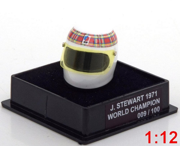 Модель 1:12 Tyrrell Helm Weltmeister World Champions Collection (Jackie Stewart) (L.E.100pcs)